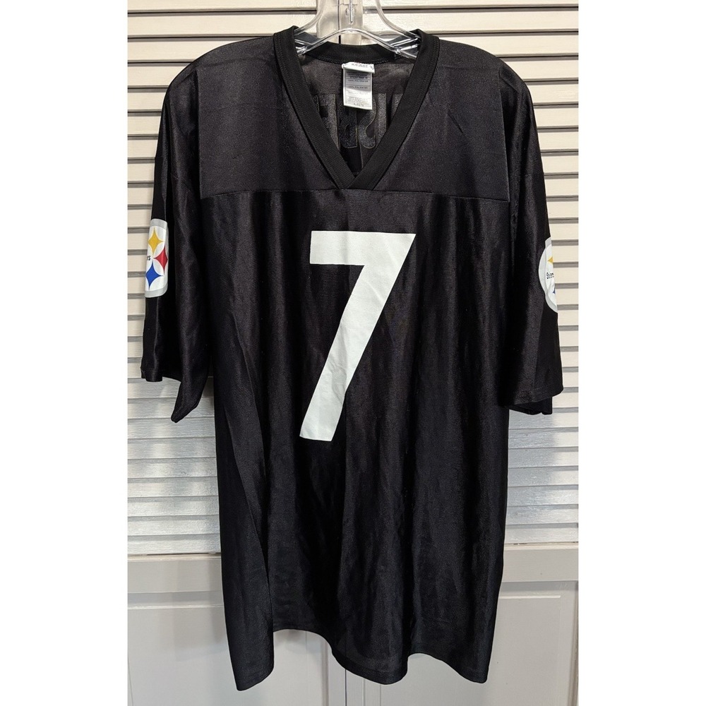 NFL Team Apparel Pittsburgh Steelers #7 Roethlisberger Jersey XL Logo Lic